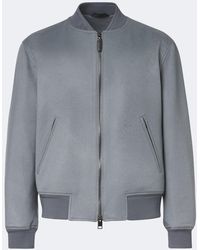 Brioni - Wool And Cashmere Bomber Jacket - Lyst