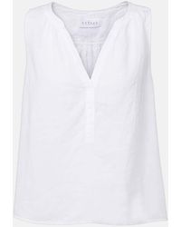 Velvet - Tacy Linen Top - Lyst