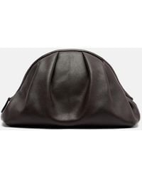 The Row - Charlotte Small Leather Clutch - Lyst