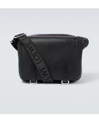 Loewe - Xs Leather Messenger Bag - Lyst