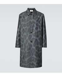 Dries Van Noten - Abrigo A Cuadros Con Estampado De Leopardo - Lyst