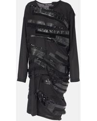 Junya Watanabe - Asymmetrical Paneled Midi Dress - Lyst