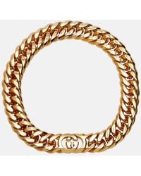 Gucci - Halskette Interlocking G - Lyst
