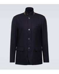 Herno - Cotton, Cashmere, And Silk Coat - Lyst