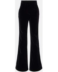 Costarellos - Pantalones Anchos De Terciopelo De Algodon - Lyst