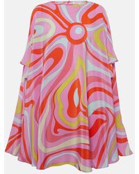 PUCCI - Marmo Silk Kaftan - Lyst