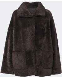 Arma - Isabella Reversible Shearling And Leather Jacket - Lyst