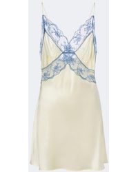 SIR. - Aries Lace-Trimmed Silk Slip Dress - Lyst