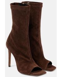 Paris Texas - Amanda Suede Ankle Boots - Lyst