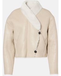 Isabel Marant - Chaqueta Eriana De Piel Con Borrego - Lyst