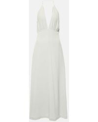 TOTEME - Seidenkleid Mit Neckholder-Ausschnitt - Lyst