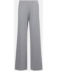 Lisa Yang - Aina Cotton And Cashmere Wide-Leg Pants - Lyst