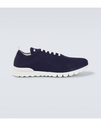 Kiton - Fits Cotton Sneakers - Lyst