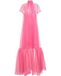 STAUD Calluna Organza Gown - Pink