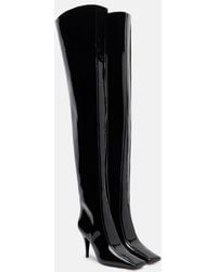 Stella McCartney - Eve Alter Mat Over-The-Knee Boots - Lyst