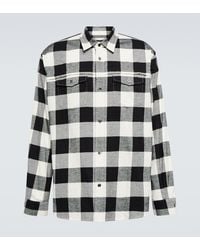 Undercover - Checked Cotton Shirt - Lyst