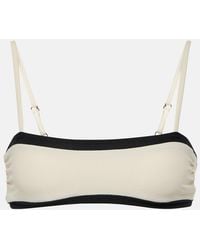 SAME - Colorblocked Bandeau Bikini Top - Lyst
