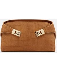 Ferragamo - Clutch Hug Mini - Lyst