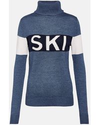 Perfect Moment - Colorblocked Wool Turtleneck Sweater - Lyst