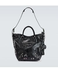 Balenciaga - Tote Le Cagole Medium De Piel - Lyst