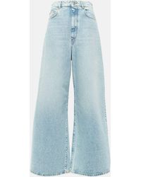 Sportmax - Jean ample Angri a taille basse - Lyst