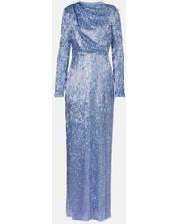 Erdem - Draped Embellished Gown - Lyst