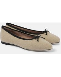Malone Souliers - X Tabitha Simmons Misty Canvas Ballet Flats - Lyst