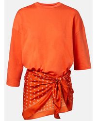 Christopher Esber - Bandana Cotton Beach Cover-Up - Lyst