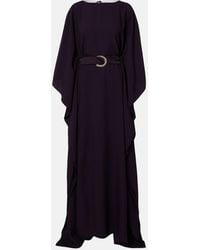 ‎Taller Marmo - Fitzgerald Open-Back Crepe Cady Kaftan - Lyst