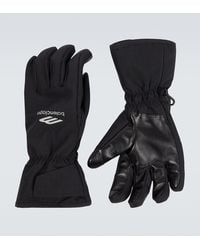 Balenciaga - 3B Sports Icon Leather-Trimmed Ski Gloves - Lyst