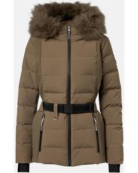 Yves Salomon - Doudoune 64Cm Belted Down Jacket - Lyst