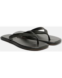Bottega Veneta - Sampieri Thong Sandals - Lyst