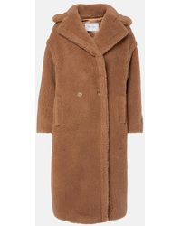 Max Mara - Wool And Silk Teddy Coat - Lyst