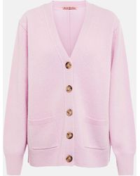 Acne Studios - Wool And Cashmere Cardigan - Lyst