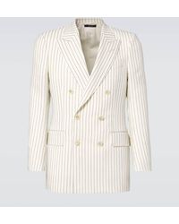 Tom Ford - Dyllan Pinstripe Wool And Silk Blazer - Lyst