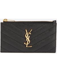 Carteras y tarjeteros Saint Laurent de mujer | Lyst