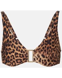 Melissa Odabash - Bedrucktes Bikini-Oberteil Bel Air - Lyst