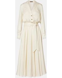 Loro Piana - Nevis Silk Shirt Dress - Lyst