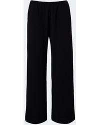 Leset - Arielle Crepe Wide-Leg Pants - Lyst