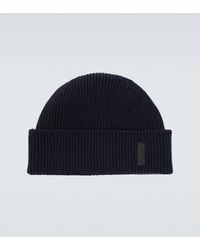 Giorgio Armani - Ribbed-Knit Cashmere Beanie - Lyst