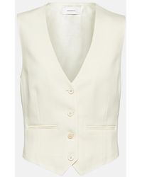 Wardrobe NYC - Cropped Wool Vest - Lyst