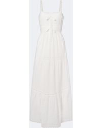 Ulla Johnson - Constance Broderie Anglaise Midi Dress - Lyst