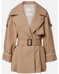 Max Mara - Clara Cotton-Blend Gabardine Trench Coat - Lyst