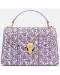 BVLGARI - Serpenti Forever Mini Leather Top-Handle Bag - Lyst