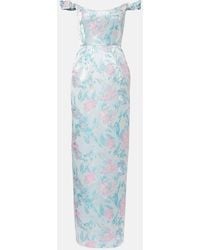 Markarian - Off-Shoulder-Robe Yolanda Aus Brokat - Lyst