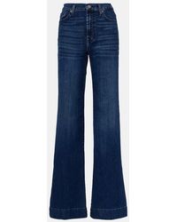 7 For All Mankind - Modern Dojo High-Rise Flared Jeans - Lyst
