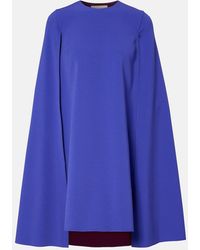 ROKSANDA - Twiggy Caped Crepe Cocktail Dress - Lyst