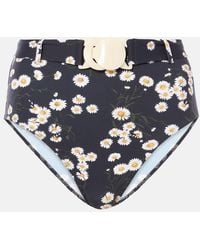 Eres - Discret Floral High-Rise Bikini Bottoms - Lyst