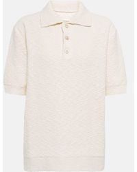 Maison Margiela - Boucle Cotton-blend Polo Shirt - Lyst