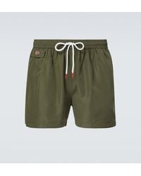 Kiton - Logo Swim Trunks - Lyst